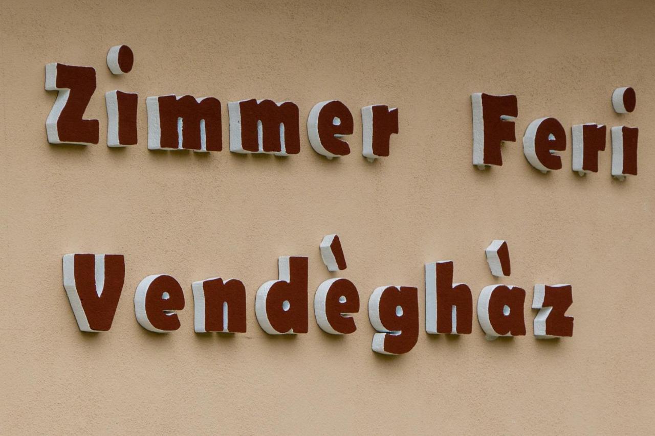 Zimmer Feri Vendeghaz Hotel Abaujszanto Exterior photo